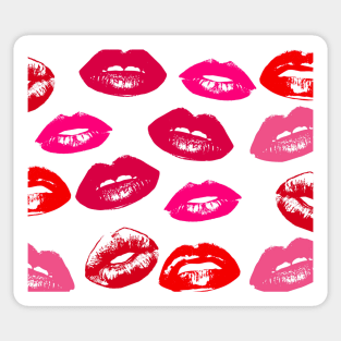 Lipstick Print Sticker